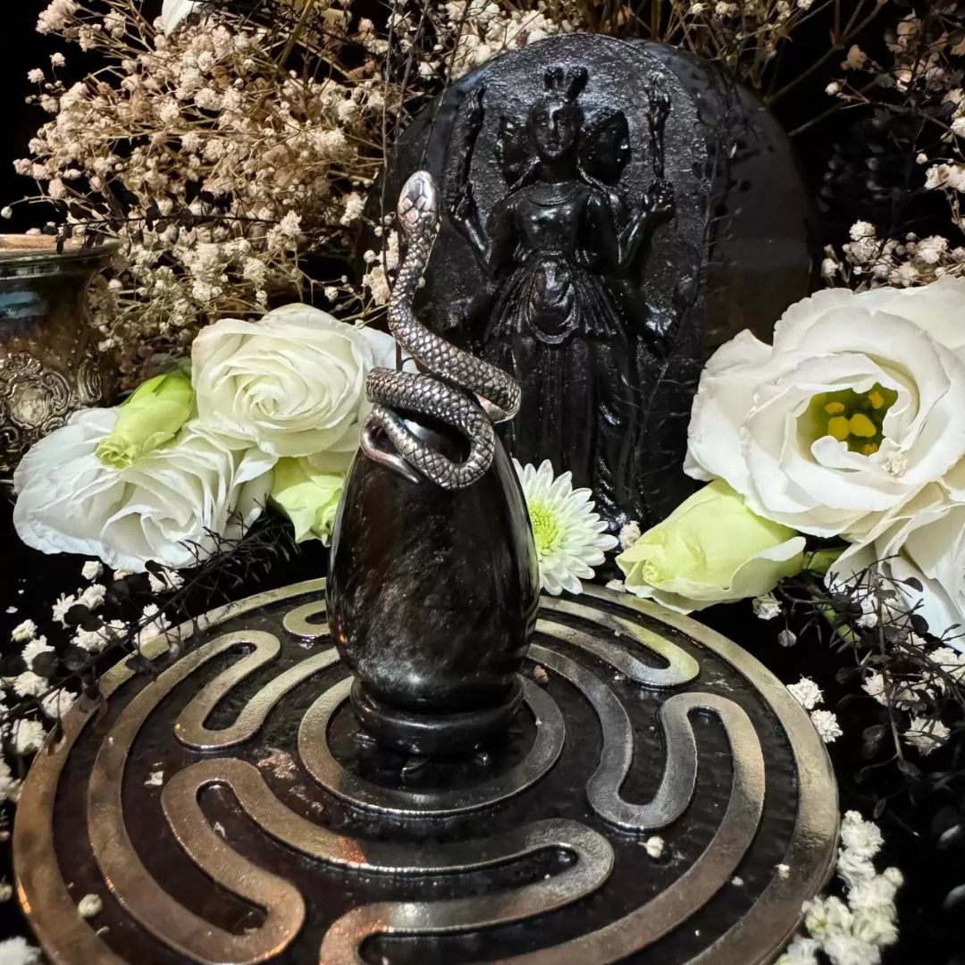 Anel Serpentis - Joia Sacerdotal de Poder do Ano da Serpente - Sob Encomenda
